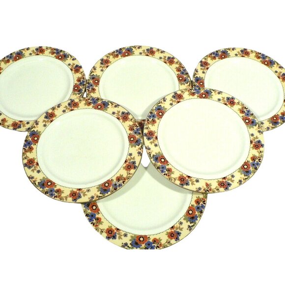 Plates Aynsley Floral 6-piece set made in England - Picture 8 of 12